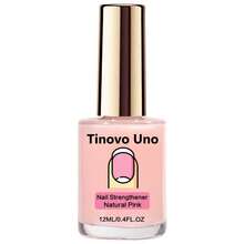 Tinovo Uno Natural Pink Nail Strengthener - Alcohol-Free, Keratin-Based, Long-Lasting, Anti-Breakage & Anti-Snag, Soft & Smooth Finish, Nail Care Essentials | Natural Pink Nail Polish | Smooth Finish Nails