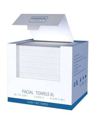 CLOUDROL 1 Box 26*30cm Disposable Thicker Facial Cleansing Wipes, 40 Sheets/Box, Cleanse Skin