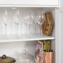 SoBuy FSB26-W, Home Kitchen Sideboard Storage Cabinet Cupboard White - White - View 8