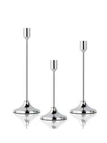 Zestaw 12/3 szt. w stylu europejskim, romantyczny metalowy świecznik, polerowany świecznik na stół, odpowiedni do świec filarowych i stożkowych, wystrój pokoju, wystrój domu, wielofunkcyjna dekoracja stołu na festiwale - idealna na Boże Narodzenie, Halloween, wesele, bankiet, imprezę, dekorację domu i hotelu (świece nie są dołączone)