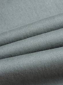 Boys' Letter Embroidery Casual Woven Pants - Olive Green - View 11