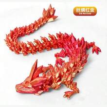 بيضة تنين مطبوعة 4D مع نموذج تنين متحرك داخلها، تمثال تنين مطبوع ثلاثي الأبعاد، متوفر بألوان متعددة (أحمر، أصفر، أزرق، أخضر، بنفسجي)، هدية مثالية لأعياد الميلاد والأعياد والعام الجديد