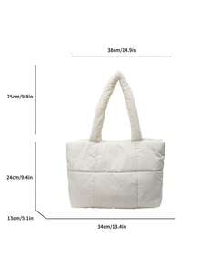 New Korean Style Rhombus Puff Shoulder Bag Tote Bag Large Capacity Handbag Niche Fashion Commuter - Multicolor - View 13