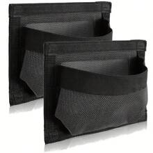 Boat Self-Adhesive Storage Mesh Bag, Marine Organizer For Tools & Boat Accessories, Waterproof Strong Adhesive Backing, Easy To Install & Remove, Keep Your Boat Tidy And Items Secure