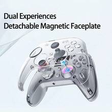 Lenovo X01 Smart Game Controller With Hall Effect Linear Triggers And Bluetooth Multi-Mode Connection, Xbox-Like Layout, Compatible With PC, Mobile Phones, Nintendo Switch, And TV Platforms. Red - Red - View 3