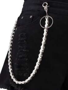 1pc Women's Street Hip-Hop Bicycle Chain Pants Chain, Versatile Fashionable Accessory