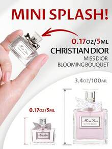 Christian Dior 迪奥小姐绽放花束淡香水 女士香水 旅行必备 0.17 盎司/5 毫升 持久奢华优雅永恒经典女友妻子母亲朋友生日毕业派对旅行露营户外学校校园旅行节日周年纪念夏季秋季夏季精选夏季必备品夏季经典庄严奢华轻松优雅简约奢华礼品魅力氛围日常使用 - 美東時間 - 查看 3
