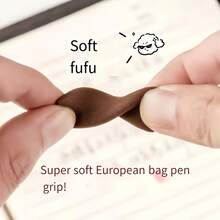 [Retractable Gel Pens] 4-Pack Retractable Gel Ink Rollerball Pens| Extra Fine Point & Soft Grip - Lightweight Coffee-Colored Pens For Comfortable Writing Experience, Ideal For Students - Nâu (4 gói) - Xem 3