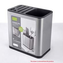 Multi-Grid Stainless Steel Kitchen Utensils And Tableware Finisher, Knife, Fork, Spoon, Chopsticks Rack, Kitchen Utensils Rack And Kitchen Countertop Drainage Rack. - Multicolor - View 13