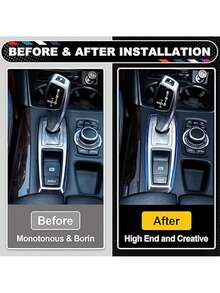 Flexible Car Interior Decorative Trim Strip, Dashboard And Door Edge Decorative Cover Panel, Universal Car Styling - one-size - View 3