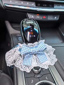 可爱的汽车换档旋钮盖，适用于手动和自动变速箱，装饰保护手柄盖套装