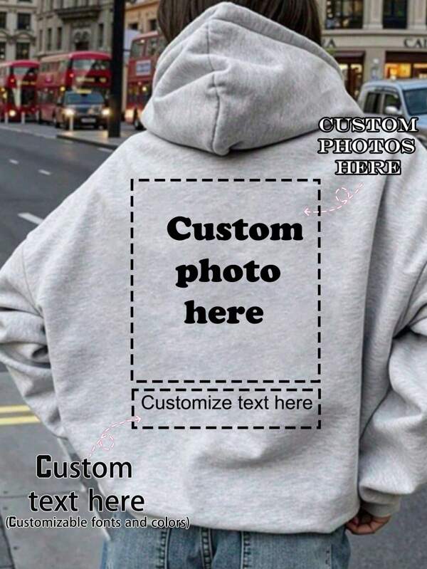 Custom Women's Hoodies - Add Your Own Text And Images (Family Photos/Selfies/Pet Photos/Friend Photos) To Design Your Personalized Printed Hoodie, Choose The Font And Color, Custom Family Member Hoodies With Baby/Couple/Family/Pet Photos, Custom Comfy Pet Hoodies, Personalized Pet Sweatshirts, Cute Pet Photo Printed Women's Hoodies, Stylish, Fashion,Stylish,Fashion,Hipster,Casual,Minimal Chic,Personalized,Customized,Custom,Unique,Guy Costumes,Capsule Wardrobe,Men Basic/Street Style,Ideal Gifts For Him,Boyfriend,Family,Friends,For Birthdays,For Vacation/Holiday,For School/Competition,For Sports/Climbing,Stylish,Fashion,Hipster,Casual,Minimal Chic,Personalized,Customized,Custom,Unique,Guy Costumes,Capsule Wardrobe,Men Basic/Street Style,Ideal Gifts For Him,Boyfriend,Family,Friends,For Birthdays,For Vacation/Holiday,For School/Competition,For Sports/Climbing,Women Active Tops