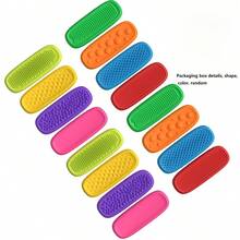 [Đồ chơi thư giãn Fidget] Đồ chơi cảm giác Fidget NESLGENC gói 4/8/16 | Đồ chơi thư giãn có giác hút, silicon bền, 6 màu sắc rực rỡ giúp thư giãn, giảm căng thẳng và lo âu - Nhiều màu - Xem 13