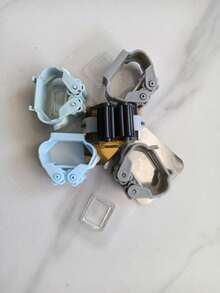 4pcs No Drill Mop Holder, Hooks, Bathroom Mop Hooks, Multipurpose Adhesive Hooks, Broom Hanger Clips, Kitchen, Bathroom Back To School Accessories - Grey - View 8