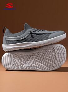 HOBIBEAR 青少年免系带运动鞋，超宽版型徒步鞋，简约赤脚风格，舒适步行鞋，轻便户外鞋，软橡胶鞋底，透气网眼