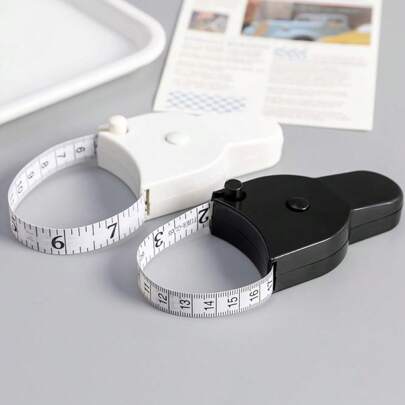 1PCS  Measuring Ruler, Waist Circumference Ruler, Three Measurements Ruler, Arm Circumference, Abdomen And Leg Circumference, Body Circumference, Head Circumference, Multi-Function Soft Ruler,Herramientas,Caliper,Tools