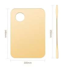 Paletă de vopsea acrilică, cuțit de amestecat din oțel inoxidabil, paletă profesională pentru pictură în ulei și acrilică, tavă de amestecat vopsele antiderapantă cu suprafață netedă, perfectă pentru artiști, începători, studenți, cadou excelent pentru Crăciun, ziua de naștere, machiaj, ieftin, decor cameră, toaletă, călătorii, dormitor, accesorii de machiaj, ieftin, cadouri de Crăciun, machiaj, instrumente de machiaj, lucruri ieftine, cadouri, cadouri pentru femei, cadouri de Crăciun