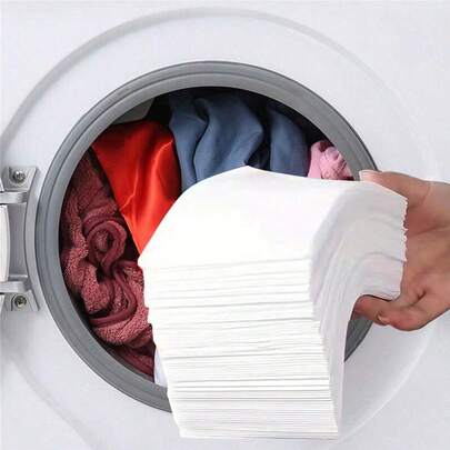 10/50/100/200/300/500pcs Color Absorbing Sheets For Washing Machine, Laundry Essential, Quick & Convenient Washing, Clothes Color Bleeding Cloth, Durable & Efficient Cleaning Accessory