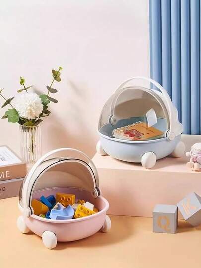 1/2 hộp đựng đồ, búp bê, xe đẩy nôi di động, xe đẩy có thể gập lại, đồ ăn nhẹ, đồ lặt vặt, đồ chơi, lưu trữ, đẹp mắt và bền