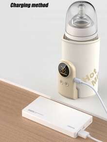 Rechargeable Constant Temperature Milk Bottle Warmer Set, Smart Temperature Control, Portable Breastmilk Warmer For Outdoor And Home Use