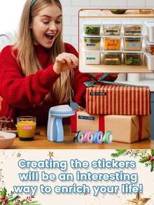 Phomemo E975 Embossed Label Maker, Vintage Embossed Portable Label Printer, Mini Embossed Label Maker (Includes 3 Rolls/6 Rolls Label Tapes), Suitable For Home, Office, Crafts And DIY, Gift Labels, 3D Label Maker (Clear And Readable Text), Mini Portable Label Maker (Label Tapes Have Waterproof, Wear-Resistant, Heat-Resistant, Oil-Resistant And Fade-Resistant Properties), Christmas Gift, Halloween Gift