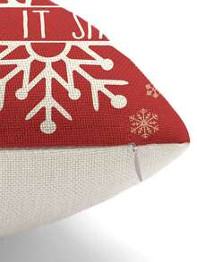 1/2/4 buc. Față de pernă și husă de scaun cu imprimeu de in de Crăciun, potrivită pentru sufragerie, pat, canapea, decor pentru casă, husă de pernă minimalistă moale pentru canapea, inserția de pernă nu este inclusă