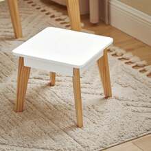 SoBuy KMB92-GR, Children Table And 2 Stools Set, Art Table With Storage Shelves And Paper Roll Holder, Children Kids Table Set For Drawing, Studying - 綠色 - 查看 9