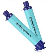 Water Filter Straw Portable Survival Filtering System For Drinking, Hiking, Camping, And Emergency Preparedness - Blue - View 13