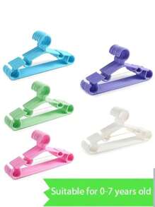 10 szt./zestaw Mini 27x15 cm przenośny wieszak na ubrania dla dzieci/zwierząt, wieszak na ubrania dla małych dzieci, plastikowe wieszaki na ubrania dla dzieci, organizer na ubrania dla dzieci