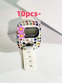 New 3-Edge Rhinestone Counter Ring Tally Counter Ring - Multicolor - View 22