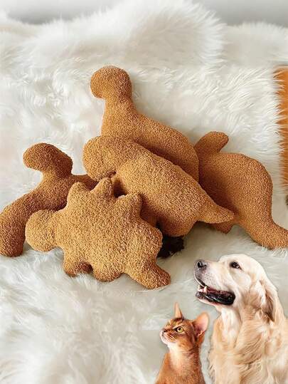 1 件可爱恐龙毛绒宠物玩具 - 超柔软完美睡眠伴侣，狗狗生日礼物惊喜，适合小狗和猫咪（多种款式）