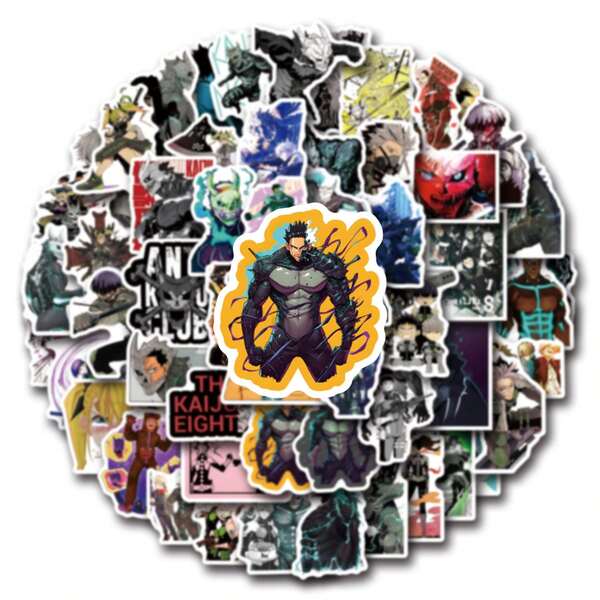 Cartoon Monster #8 Stickers, For Decorating Stationery, Water Bottles, Luggage, Skateboards, Guitars, Scrapbooking Materials