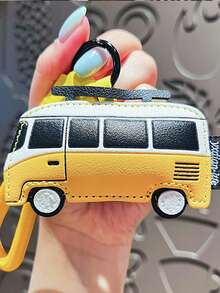 1 个 PU 皮革钥匙圈，摩托车、公共汽车和飞机设计，适用于汽车钥匙、包袋配件，是送给男士和女士日常使用或节日的完美礼物。 - 彩色 - 查看 5