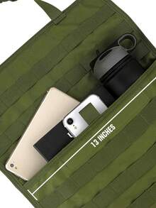 1pc Car Seat Back Tactical Storage Bag Large Capacity Molle System Car Storage Bag Hanging Multi-Functional Storage Bag Outdoor Self-Driving Equipment Storage Tool For Women Storage Organizer Travel Holiday Essential Fall Decor Autumn Halloween