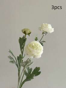 1/3/5/8支人造丝牡丹玫瑰长茎花束，适合家居装饰、房间装饰、婚礼装饰、花瓶装饰、花园装饰、户外装饰、毕业装饰、母亲节礼物 - 彩色 - 查看 16