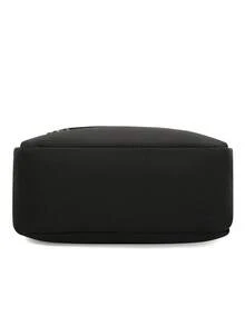 peach tree 1 件时尚纯色迷你斜挎包，休闲尼龙轻便防水单肩包，适合日常使用，万圣节，圣诞节，哥特式十字印花，男女通用户外多功能包，礼物 - 黑色 - 查看 10