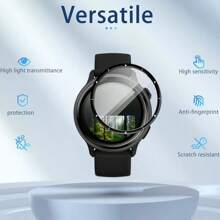 4pcs Full Coverage Screen Protector Film For Garmin Venu 3/Venu 3S/Vivoactive 5/Vivoactive 6, Forerunner 970/570 47mm, Forerunner 965/265/165, 3D Full Coverage High-Definition Anti-Scratch, Curved Edge Composite Soft Film Precise Fit Sensitive Touch, Smartwatch Accessories Durable Protection Full Coverage, Upgraded Design, Durable Fashionable Accessories, High-Quality Protection, Fashionable Buyers, Tech Enthusiasts Christmas/Halloween/New Year/Birthday Gift, Men And Women Stylish Smartwatch Accessories