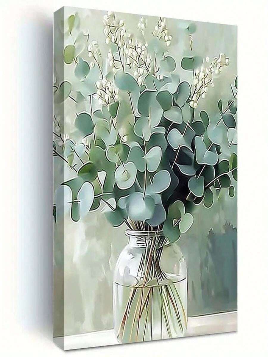 1pc 30*40cm(12*16inch)A Large Size African Style Art Print -  With Delicate Gold Tattoo, Green Hue, Polyester, Suitable For Home, Office And Special Occasions, Office Artwork Cultural Wall Mural Detailed Tattoo Design, Black Art Decoration