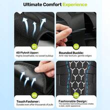 Ergonomic Back Brace For Lower Back – Adjustable Lumbar Support Belt With 3D Padding, For Men & Women - Black - View 6