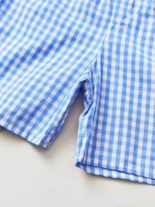 3pcs Men's Classic Plaid & Striped Casual Boxer Briefs - Multicolor - View 3