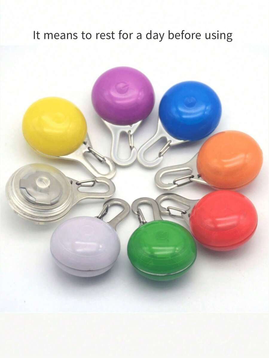 1pc PVC Thickened Latex LED Glow Anti-Lost Dog Walking Light, Pet Pendant, Pet Supplies - Multicolor - View 1