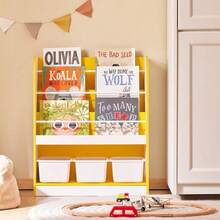 SoBuy Children's Bookcase KMB108-G - Grey - View 2