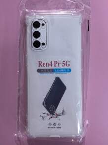 Transparent Four-Corner Anti-Fall Protective Case, Applicable For OPPO/OnePlus Series Smartphones, Transparent Four-Corner Anti-Fall Phone Case, Phone Case, Phone Protective Cover, Phone Shell, Phone Cover, Anti-Drop Phone Case, Transparent Phone Case, Minimalist Phone Case, Solid Color Phone Case, Transparent Phone Case, TPU Anti-Fall Phone Case (Military-Grade Anti-Drop)