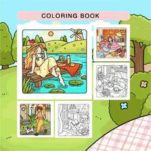 温柔生活:花园茶会涂色书——沉浸在充满奇思妙想的午后时光,享受甜蜜的惬意与宁静,为压力大的成年人带来舒缓。适合作为文具、学习用品,也是送给女孩、婚礼季和母亲节的完美礼物。 - Soft life - 查看 9