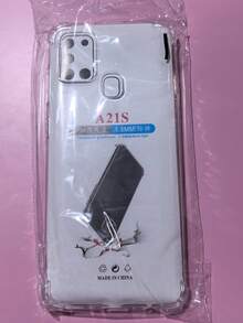 A Three-Star Four-Corner Shockproof Transparent Phone Case That Is Compatible With Galaxy S9+/Galaxy S9/Galaxy S8+/Galaxy S8/Galaxy S7/Galaxy A20e/Galaxy A8 (2018)/Galaxy A5 (2017)/Galaxy J6/Galaxy J4+/Galaxy J3 (2017)/Galaxy S25 Ultra/Galaxy S24 FE/Galaxy S24 - Clear - View 86
