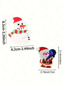 50 Stück/100 Stück Weihnachts-Lutscher-Karten mit winkenden Weihnachtsmännern & Schneemännern zum Basteln, geeignet für Weihnachtsgeschenke, Partyfavors und Klassenzimmeraustausch, Weihnachtsdekoration Weihnachten Weihnachtsdekorationen Weihnachtspyjamas Weihnachtsgeschenke Weihnachtsdekoration