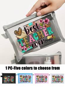 Borsa cosmetica in rete con motivo a cavo di dati, design a motivo di caricatore, borsa portatile da viaggio con cuscinetto d'aria rosso per immagazzinaggio, borsa trucchi, borsa per prodotti per la cura della pelle, elementi essenziali da viaggio, articoli per il dormitorio, regali per la sposa, regali per la mamma, regali di compleanno, regali per amici e insegnanti, immagazzinaggio in bagno, immagazzinaggio gioielli, borsa per oli per le labbra e cosmetici.