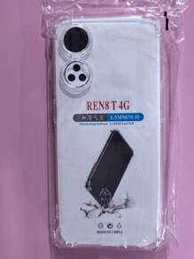 Transparent Four-Corner Anti-Fall Protective Case, Applicable For OPPO/OnePlus Series Smartphones, Transparent Four-Corner Anti-Fall Phone Case, Phone Case, Phone Protective Cover, Phone Shell, Phone Cover, Anti-Drop Phone Case, Transparent Phone Case, Minimalist Phone Case, Solid Color Phone Case, Transparent Phone Case, TPU Anti-Fall Phone Case (Military-Grade Anti-Drop)