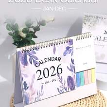 Lịch để bàn 12 tháng năm 2026, Lịch hoàn chỉnh cho cả năm với ghi chú dán, nhãn và mục lục, Lịch để bàn để lập kế hoạch, Quà tặng tuyệt vời cho văn phòng phẩm và học tập vào năm mới hoặc Giáng sinh. - Xem 6