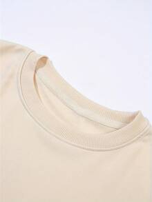 New Sweatshirt Cozy Sweatshirt For Women With Cute Bear Print And "Mama Bear" - Casual Round Neck, Long Sleeve, Autumn/Winter Clothing, Casual Wear, Cozy Sweater, Gift For Bear Lovers Loose And Comfortable - 白色的 - 查看 10